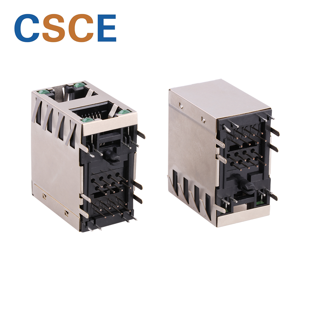 5921S LED 2*1 8P8C EMI