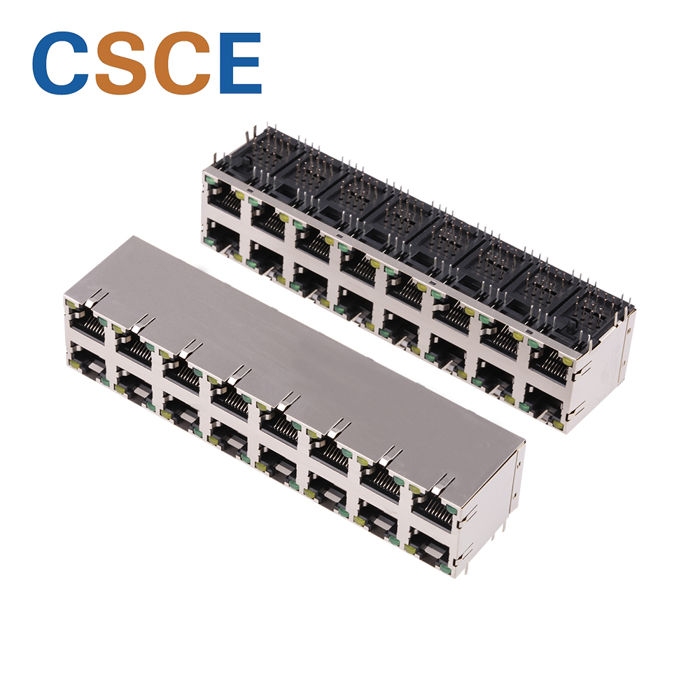 5921S LED 2*8 8P8C EMI